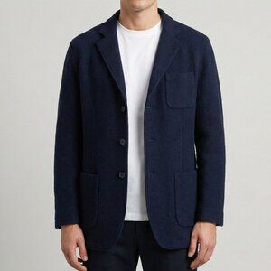 SAND Copenhagen Navy 100% Wool Soft Structured Blazer Jacket 40R (IT 50)